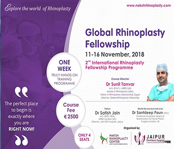 Dr. Tanvar Director of 3rd International Rhinoplasty Fellowship Programme