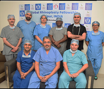 Dr suni tanvar organized 4th international rhinoplasty fellowship Program