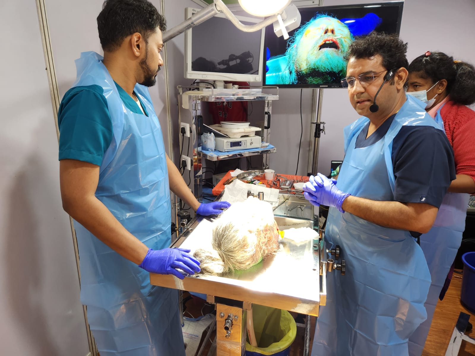 Dr Sunil Tanvar was invited as operating faculty at Bangalore