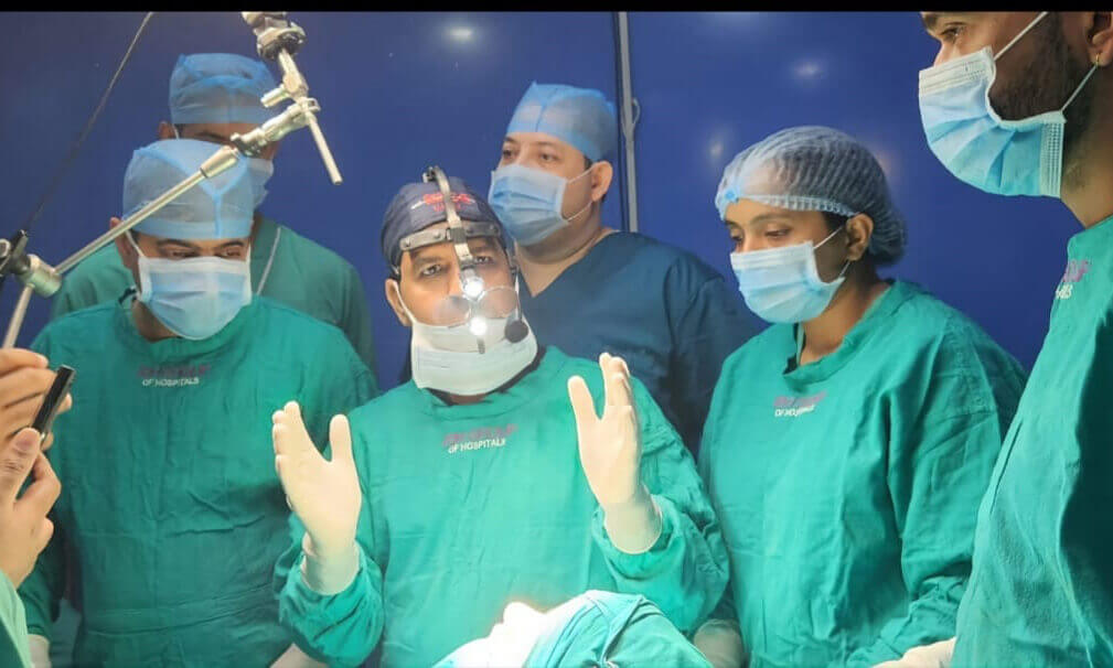 Dr. Tanvar was live demonstrated a worldwide cadaver dissection in 8th International Fellowship