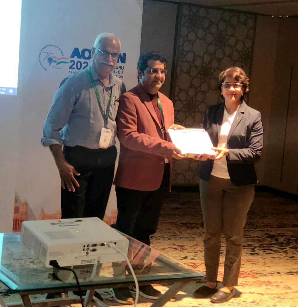 Dr Tanvar was Invited Guest Faculty In national AOICON Workshop in Bangalore
