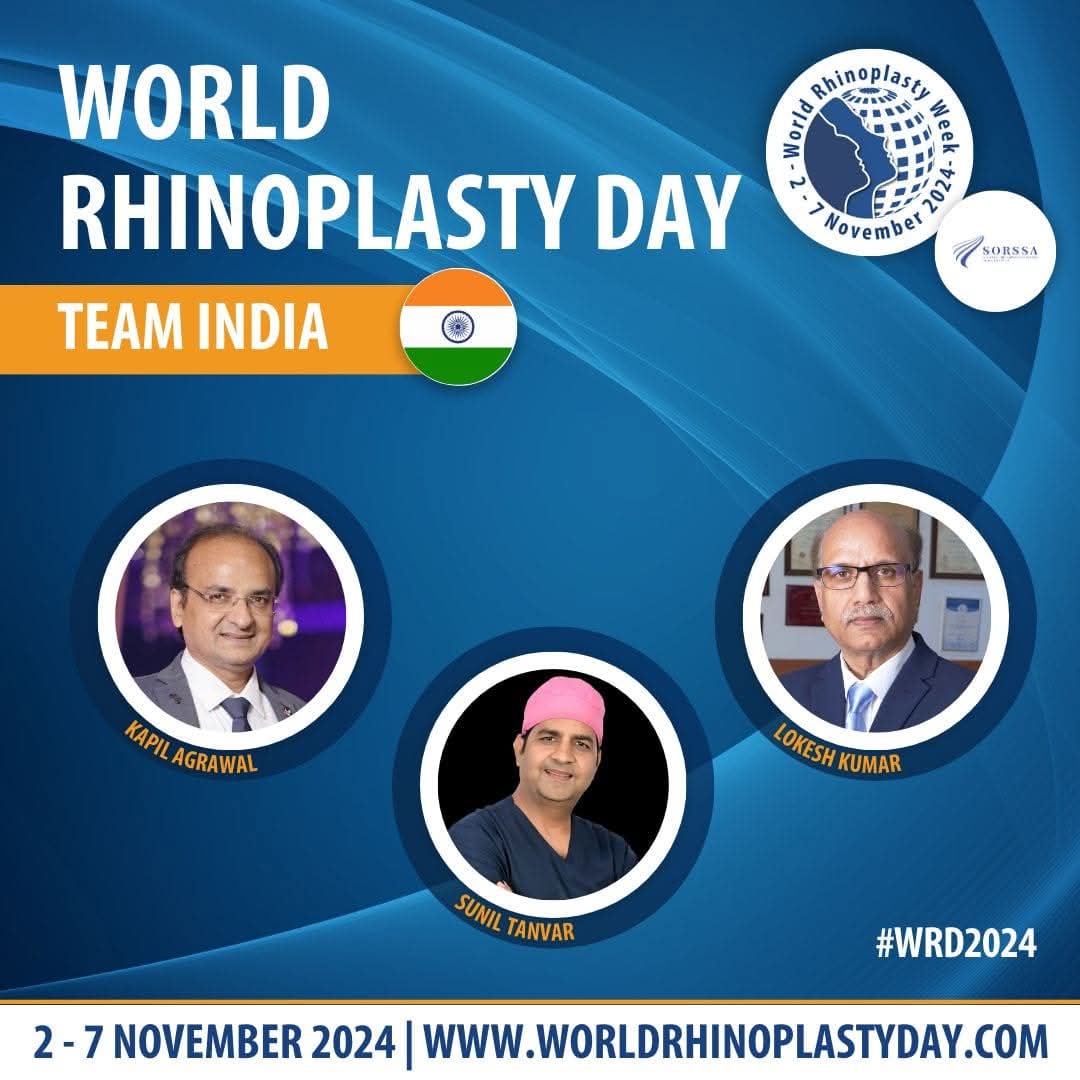 Dr Tanvar invited guest faculty in world rhinoplasty week, south africa